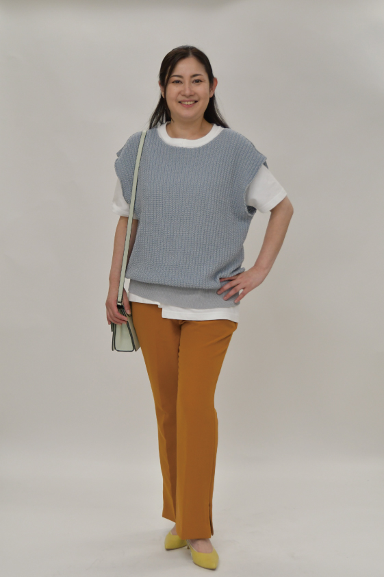 古着 リメイク shirt docking tailored vest